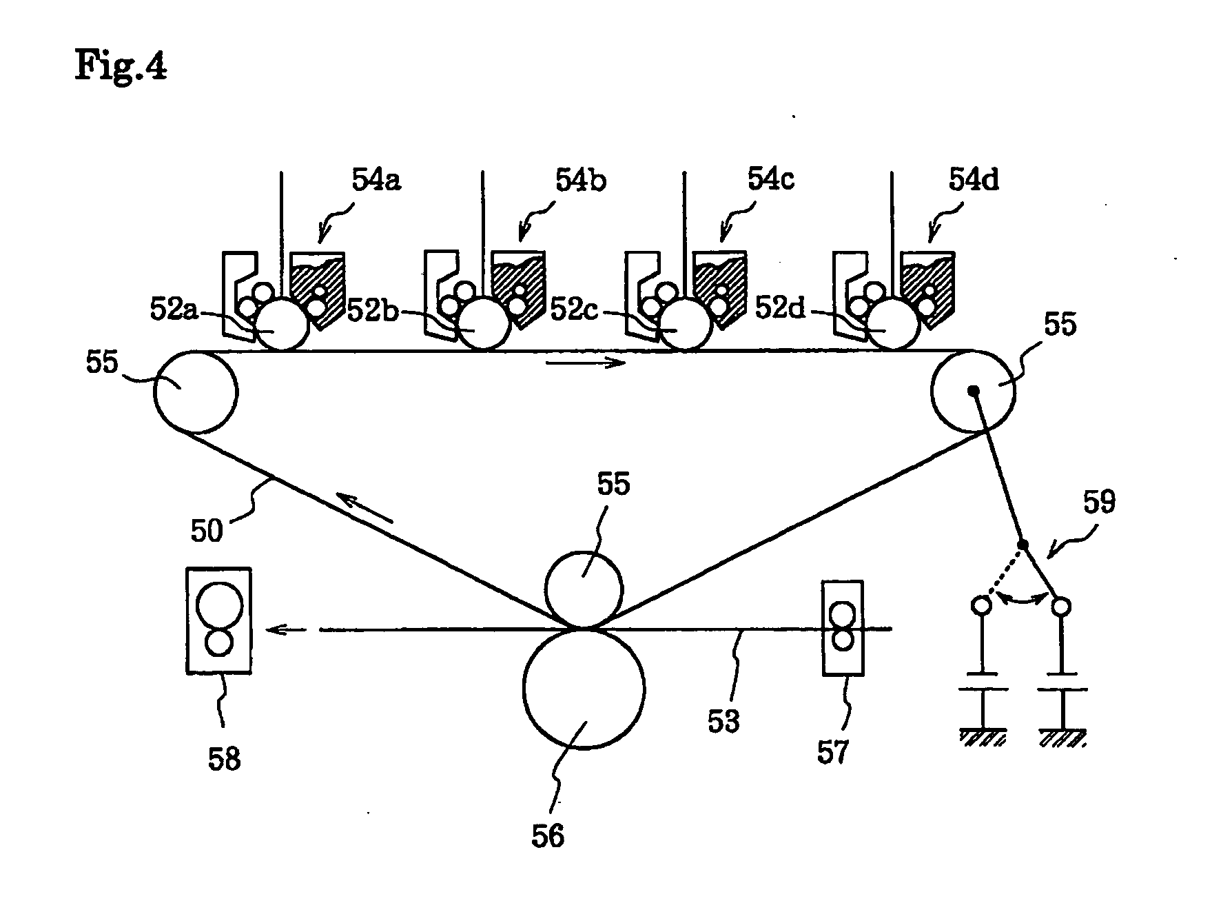 Conductive endless belt