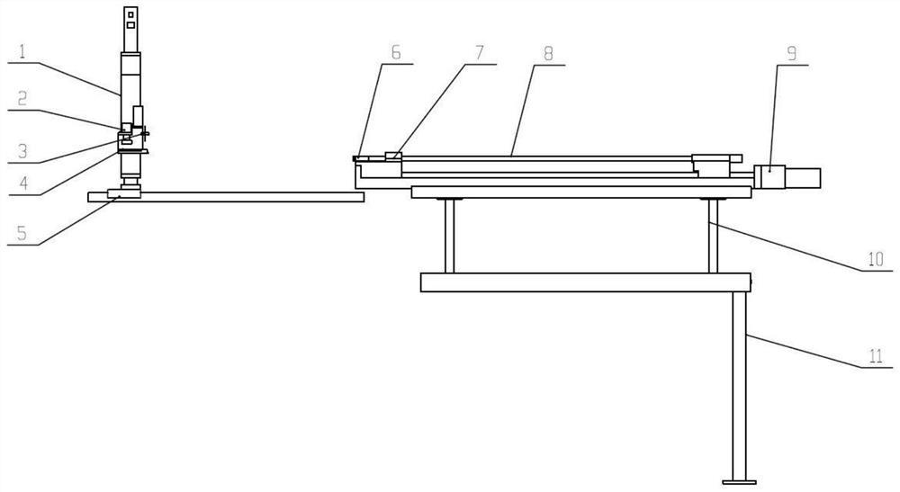 Automatic locating breadth-variable weft insertion device and working method thereof