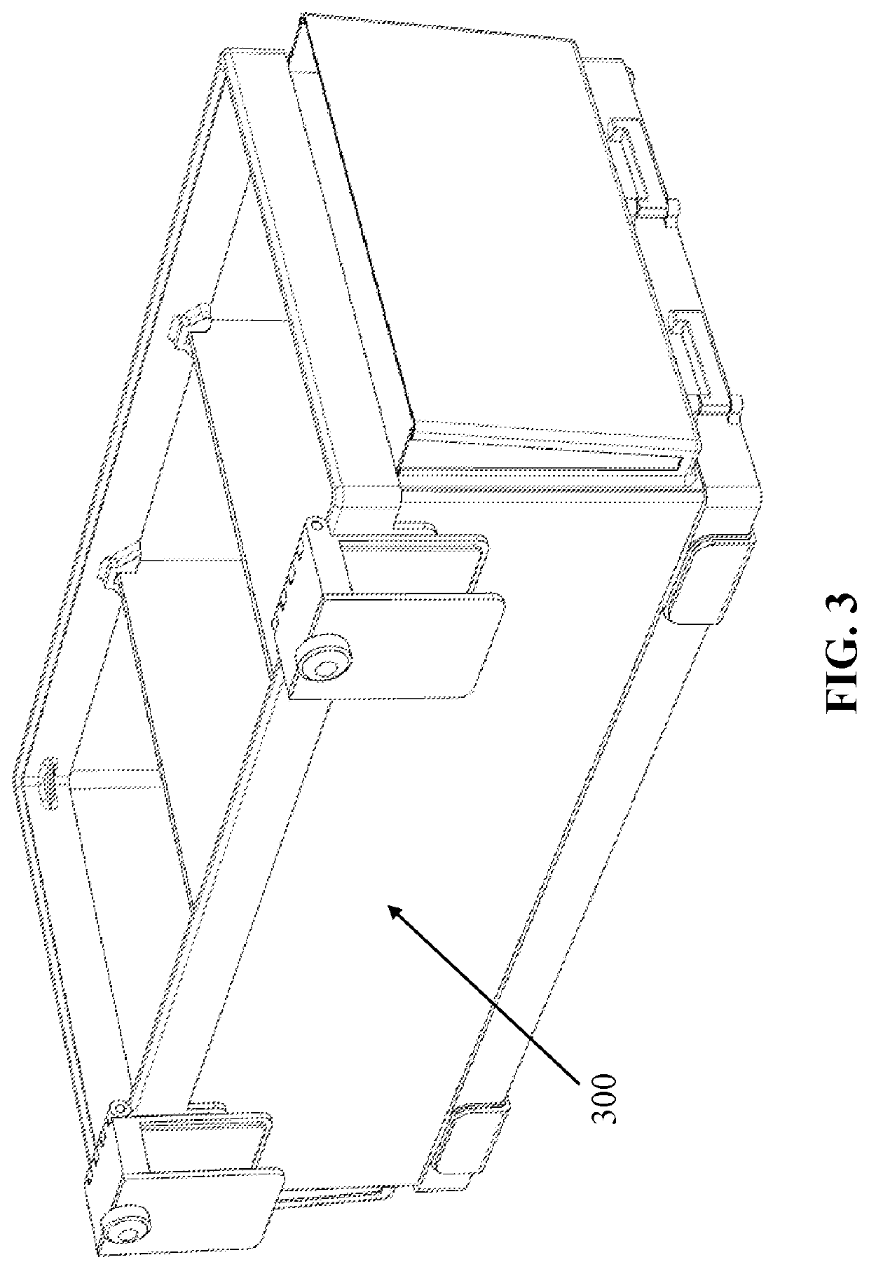 Baby accessory storage assembly