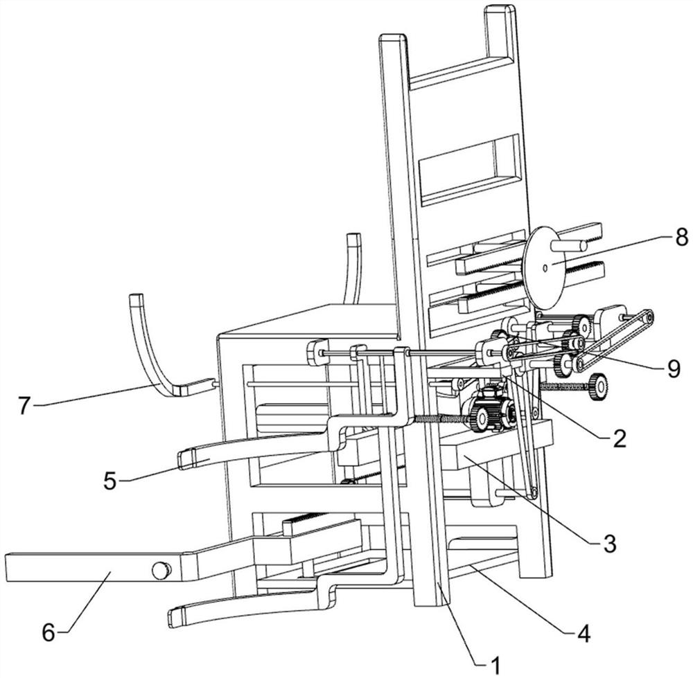 Sitting posture assisting desk and chair for students