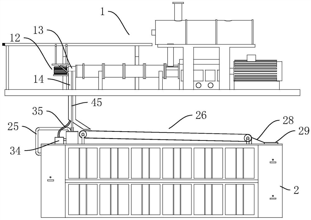 Production process of flaky abalone feed