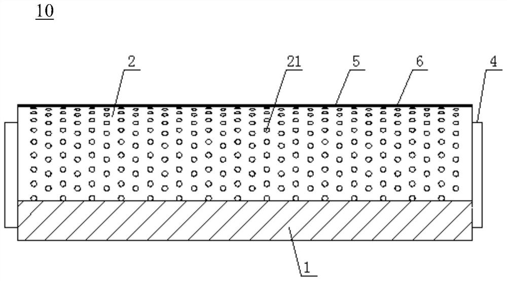 A roadbed seepage drainage blind ditch