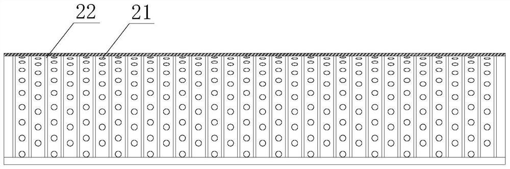 A roadbed seepage drainage blind ditch