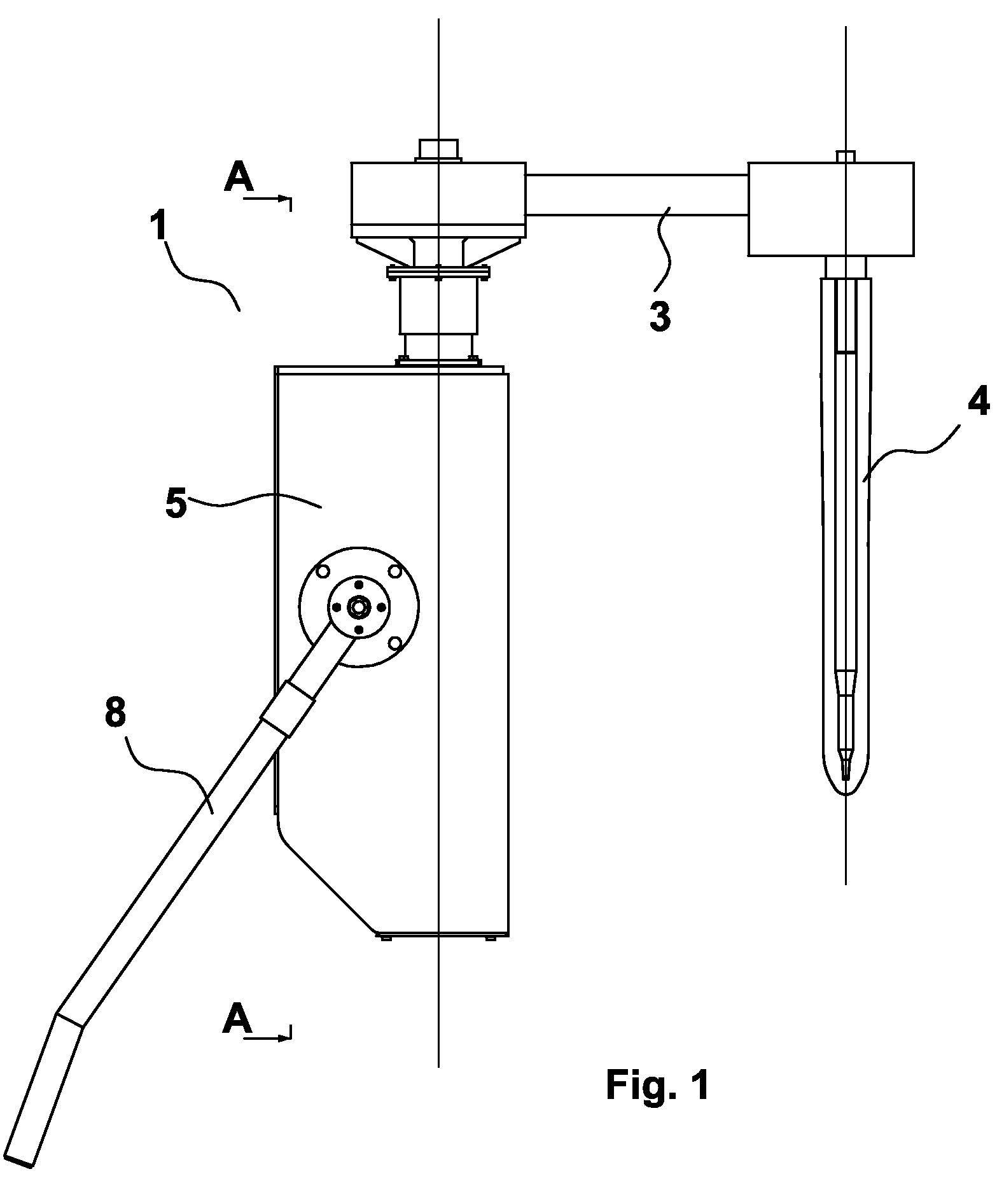Control device of a stopper-rod