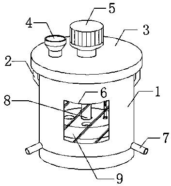 A grinding and powdering device for the production of synthetic essence