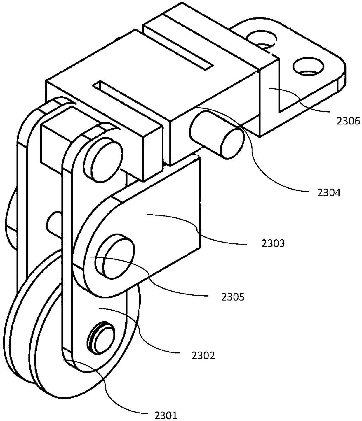 A high-precision rope drive device