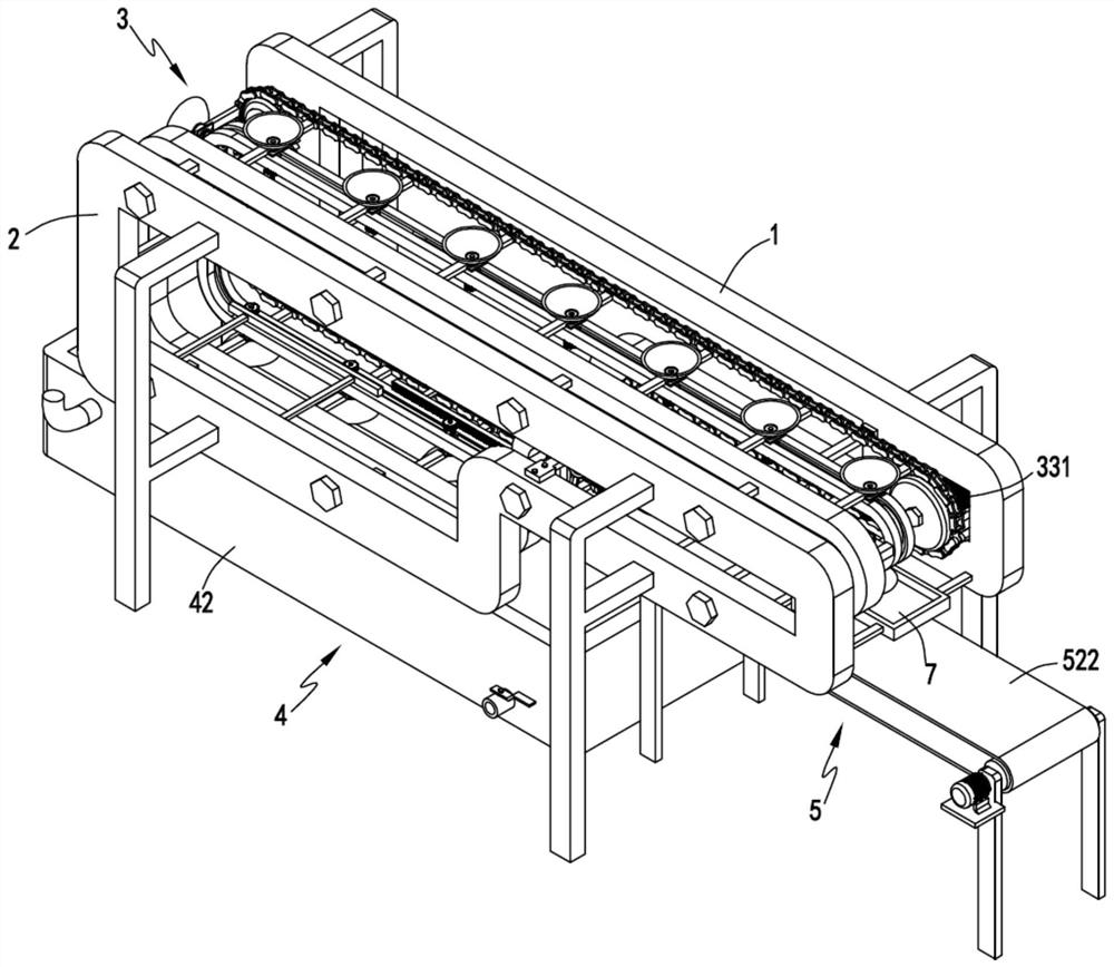 A rotary automatic cleaning equipment for dehydrated vegetable processing