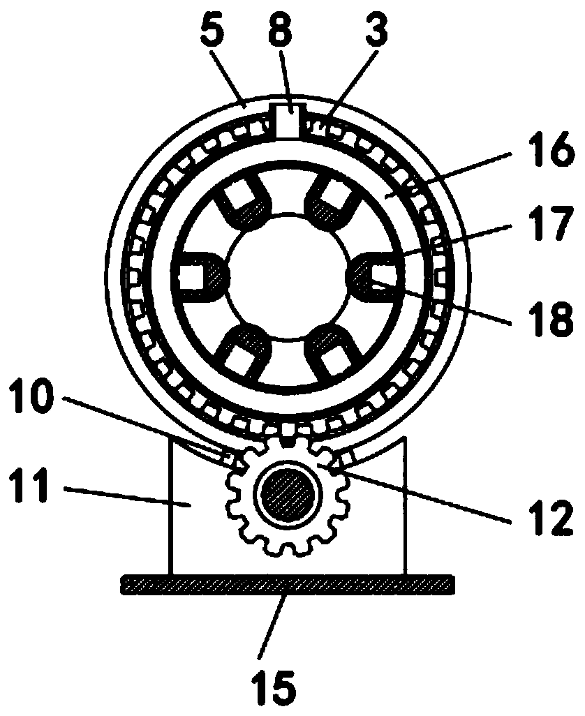 A Shaftless Polishing Equipment for Mat Bamboo Chips and Its Application Method