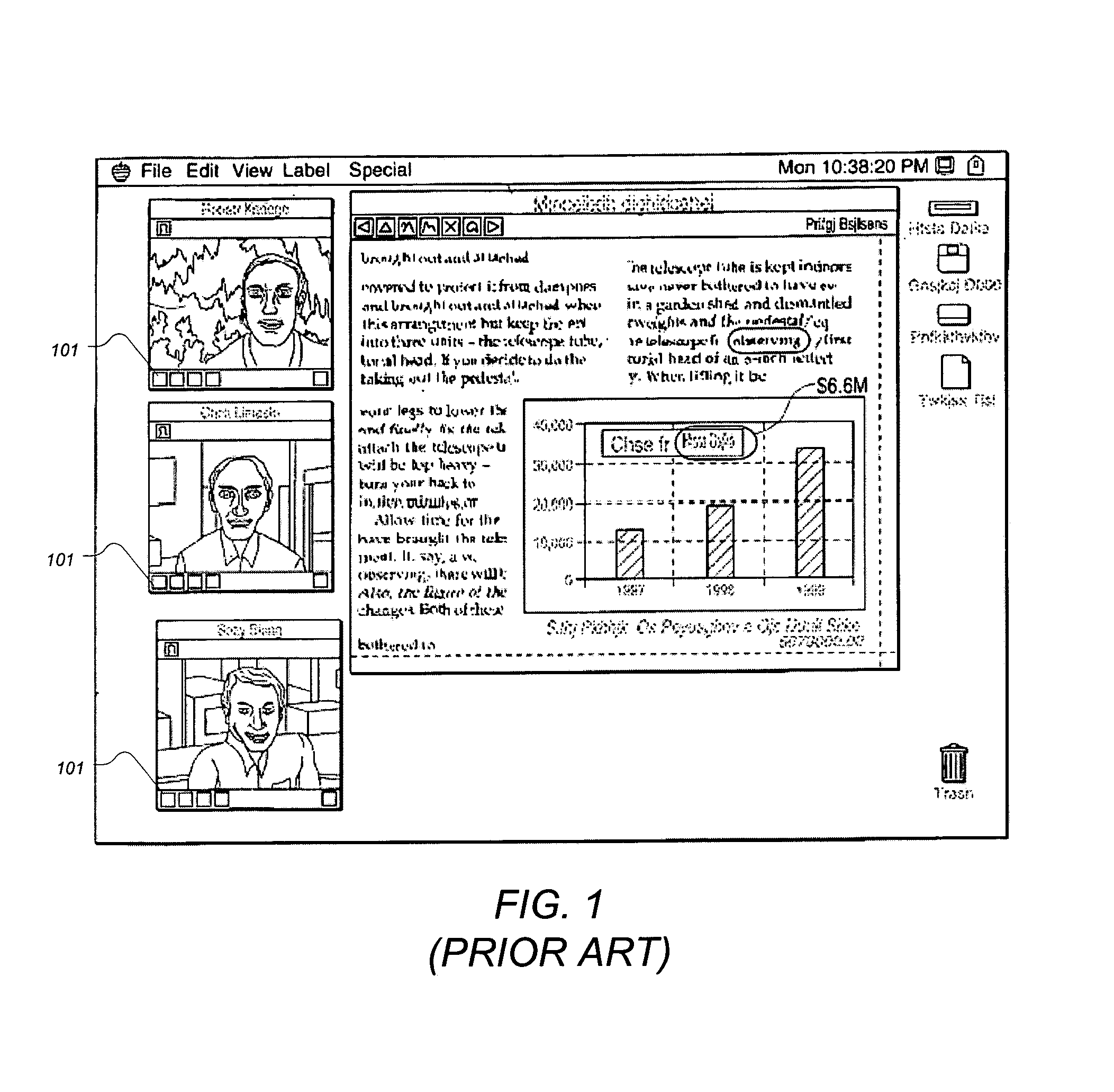 Multi-way video conferencing user interface
