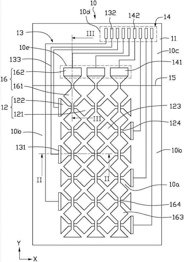 Touch screen and method for manufacturing same