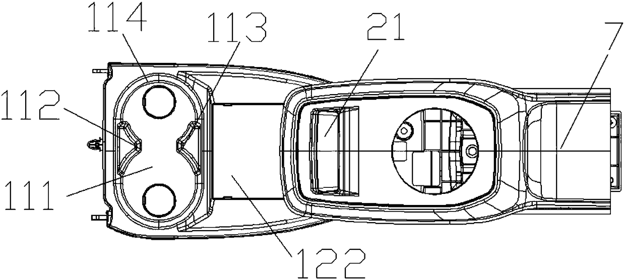 Auxiliary dashboard structure and automobile