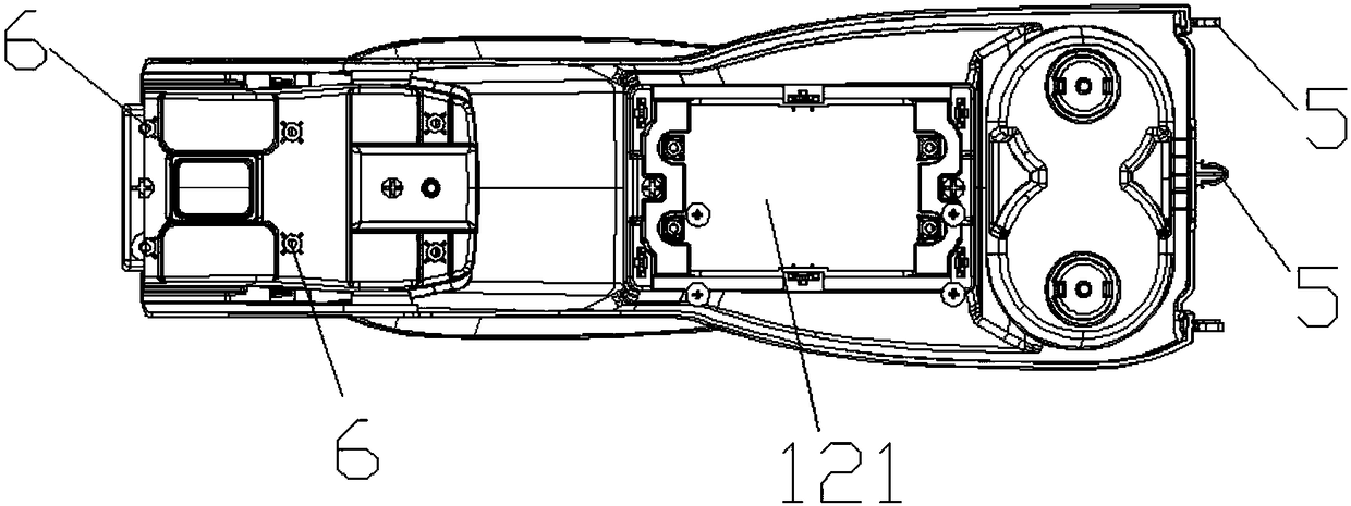 Auxiliary dashboard structure and automobile