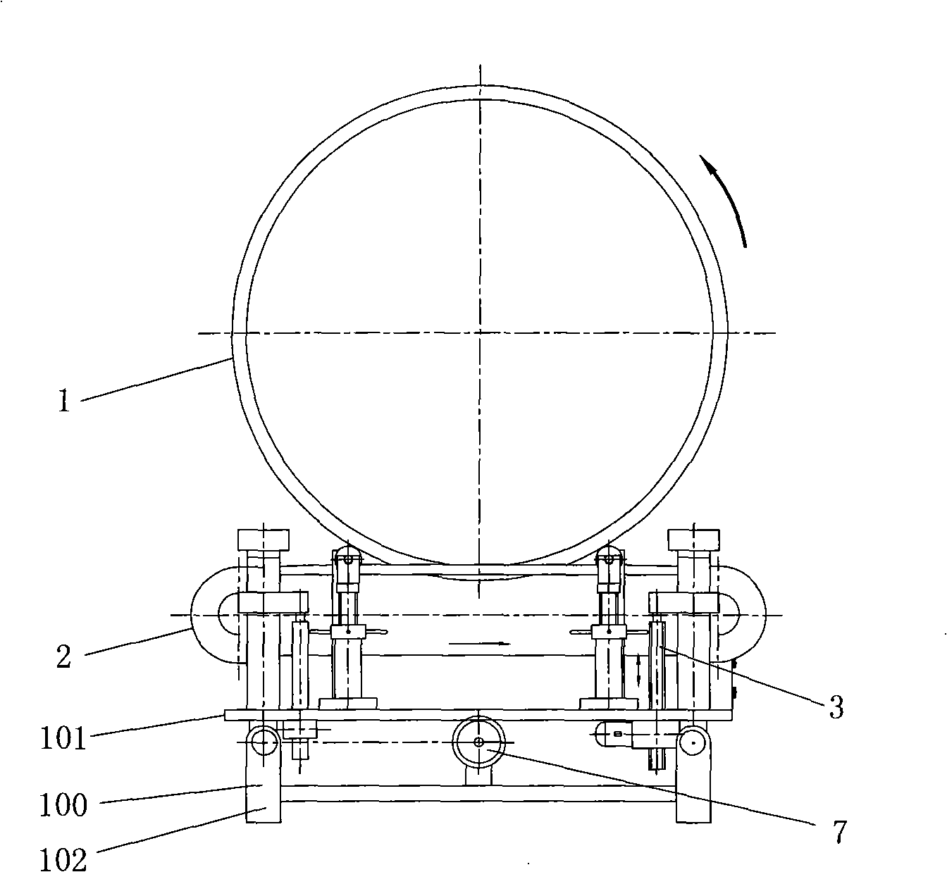 Winding tube cutting apparatus and method