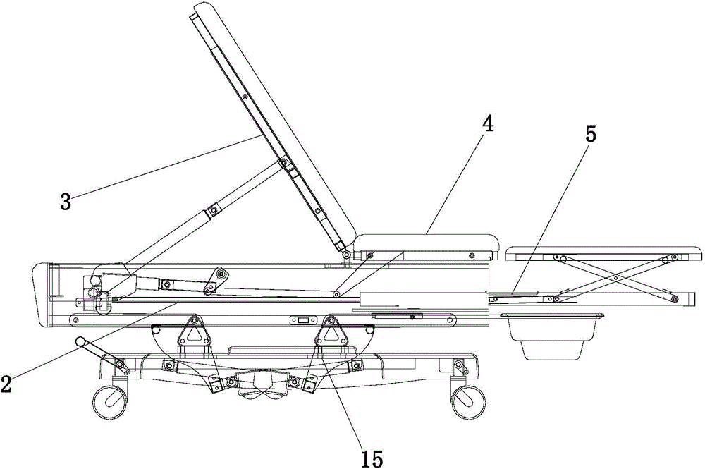 Delivery table transmission method and electric delivery table