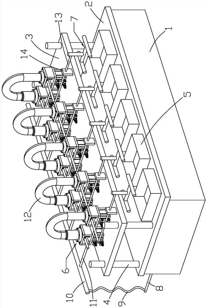 Precise drip irrigation teaching simulation system and application method thereof