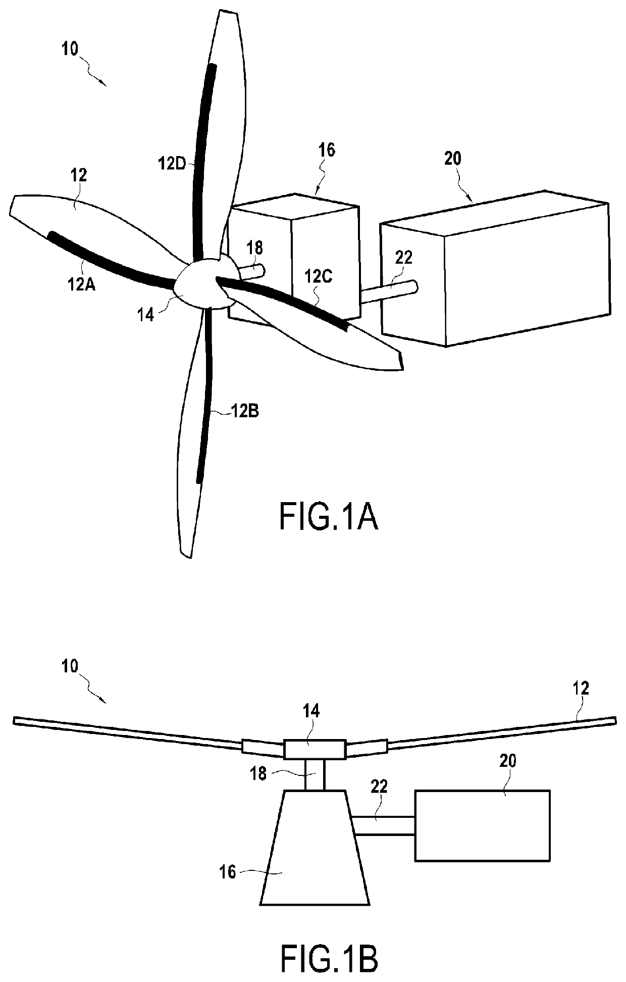 Aircraft propulsion assembly provided with a rotary transformer for supplying the blades with electrical energy
