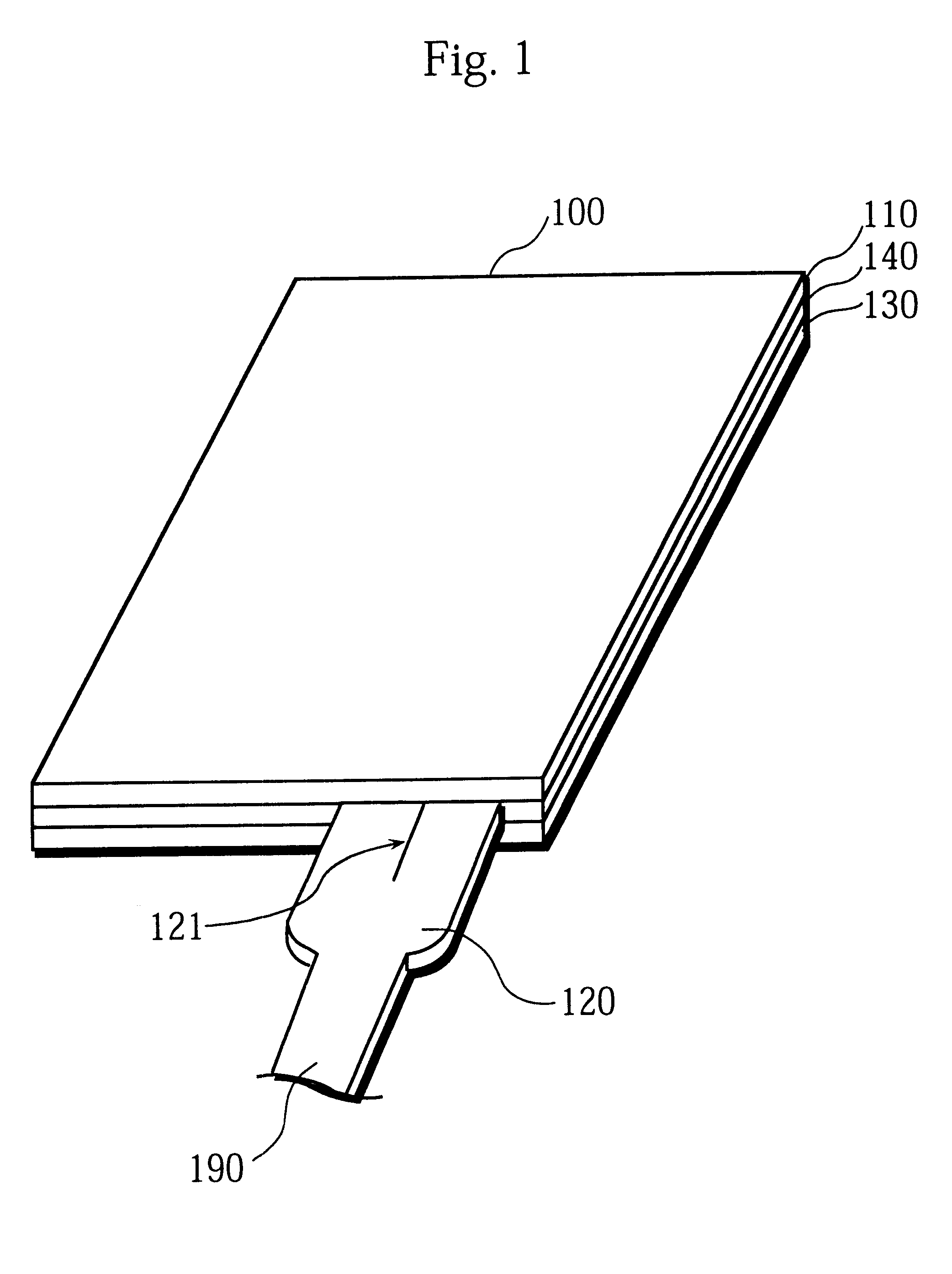 Glare-resistant touch panel
