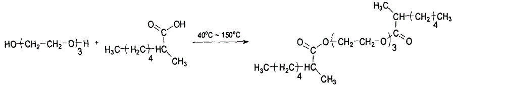 Preparation method of triethylene glycol di-2-ethylhexoate