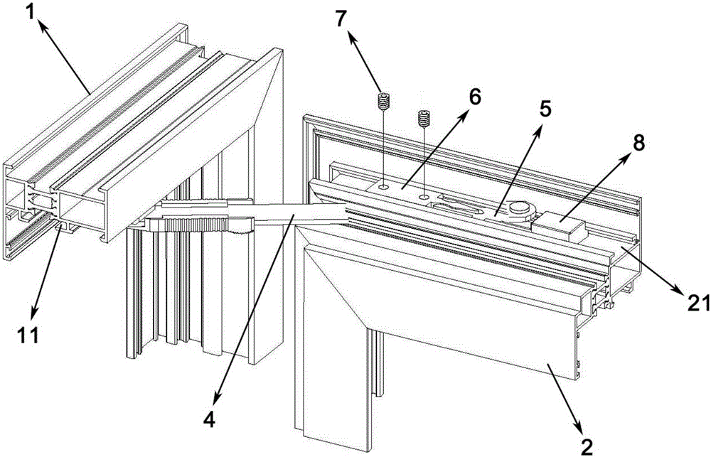 Stay structure for door and window