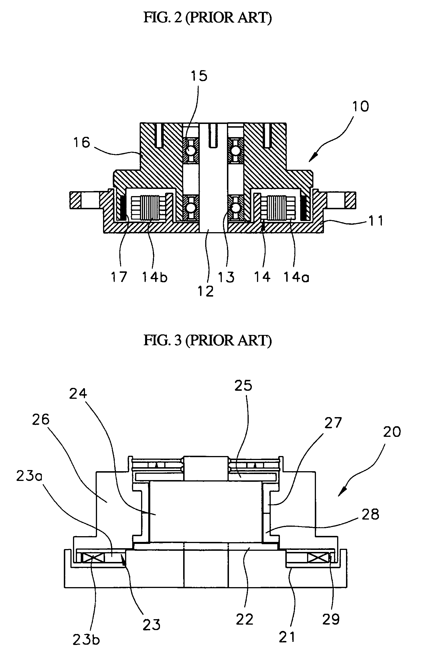 Aerodynamic bearing assembly for spindle motor for hard disk drives