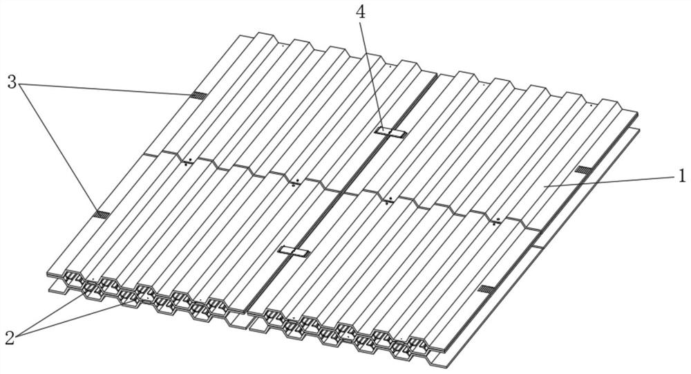 Fatigue-resistant multi-layer bending-resistant anti-seismic steel bearing plate