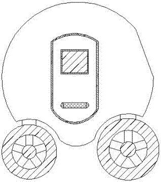Functional chair of spherical automobile