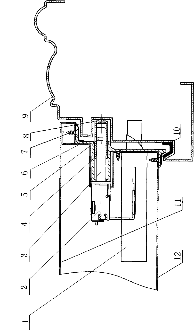 Large-side lock anti-theft door having sectional bar at lateral side of door leaf lock