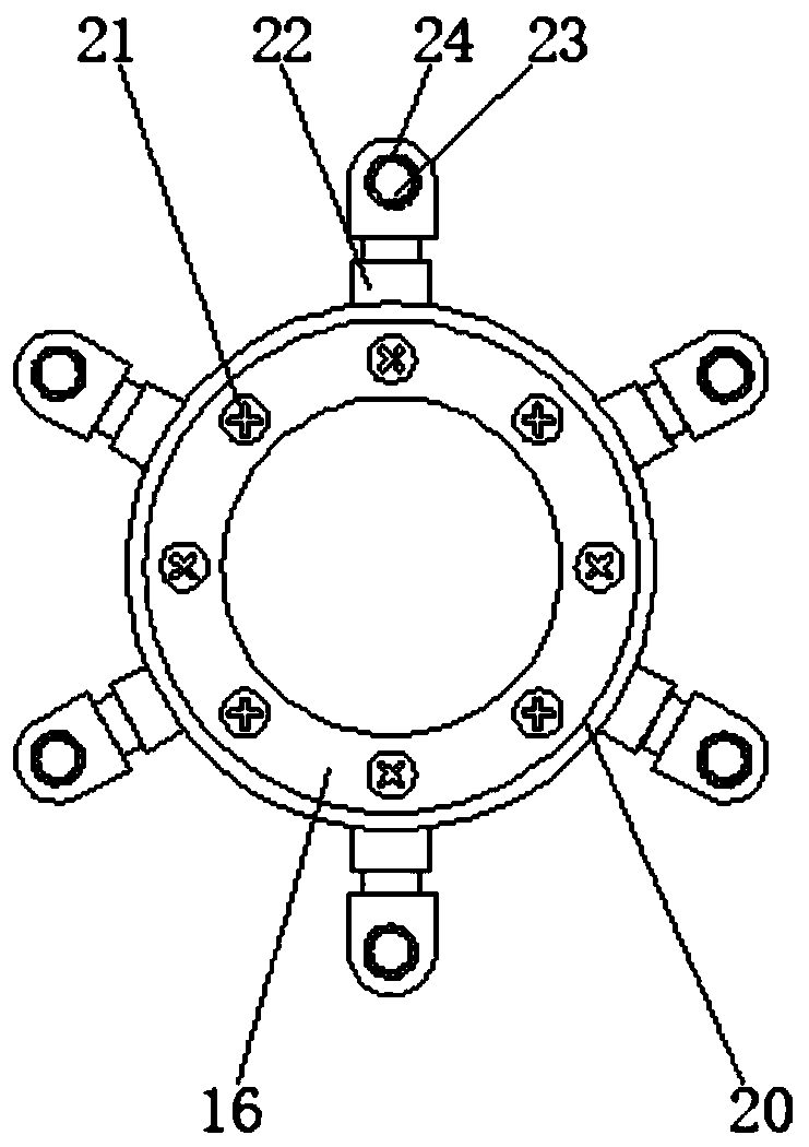 Bundled conductor support device