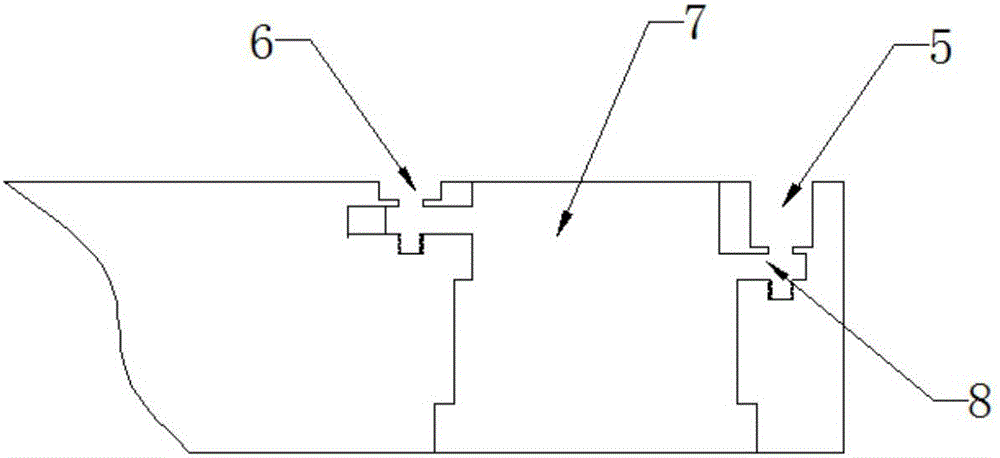 Conveyor belt type flexible connection rail torsion transmission device