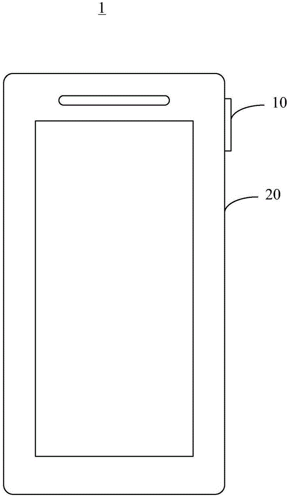 Sound volume control device and mobile terminal