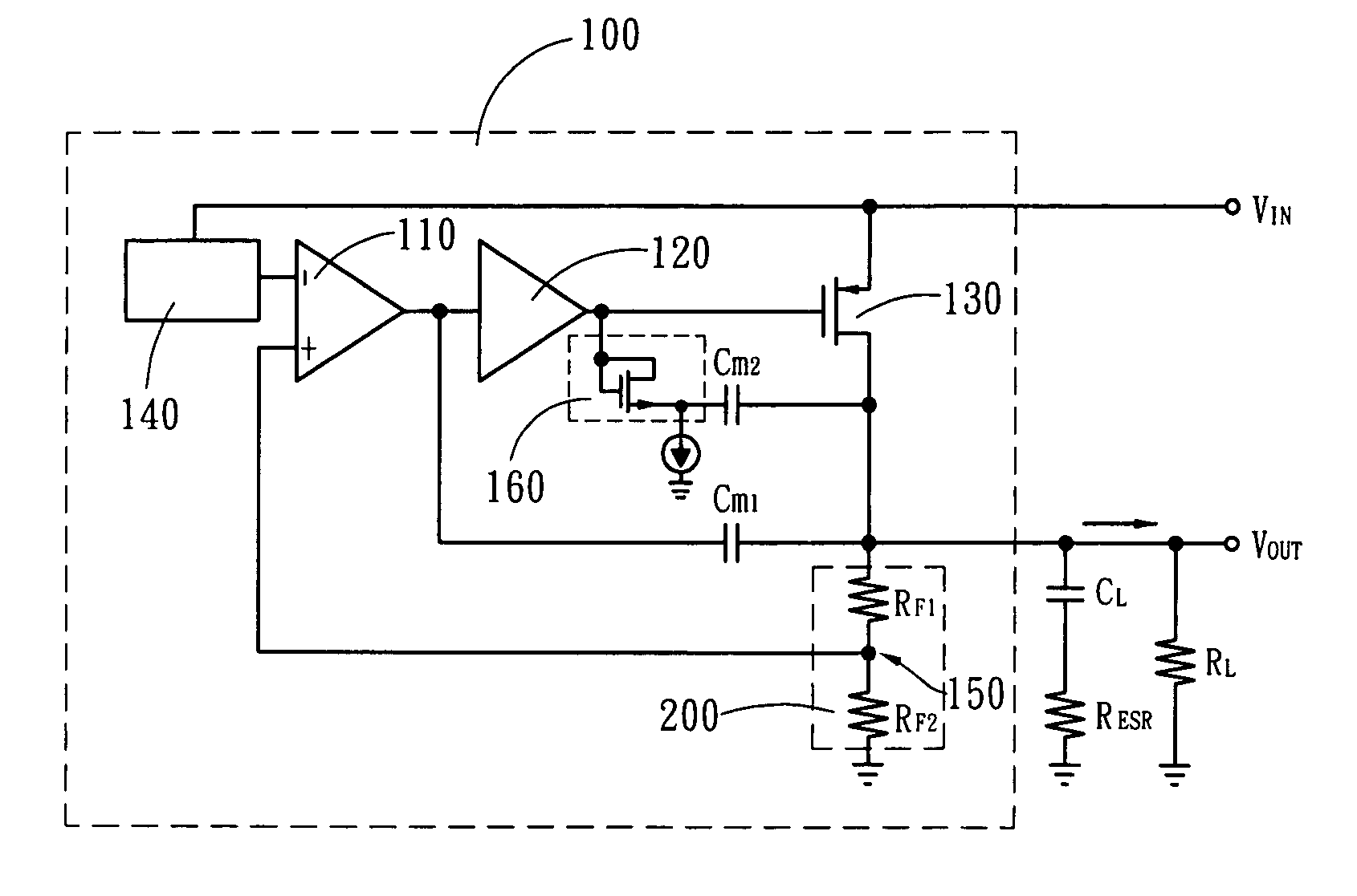 Low dropout linear voltage regulator