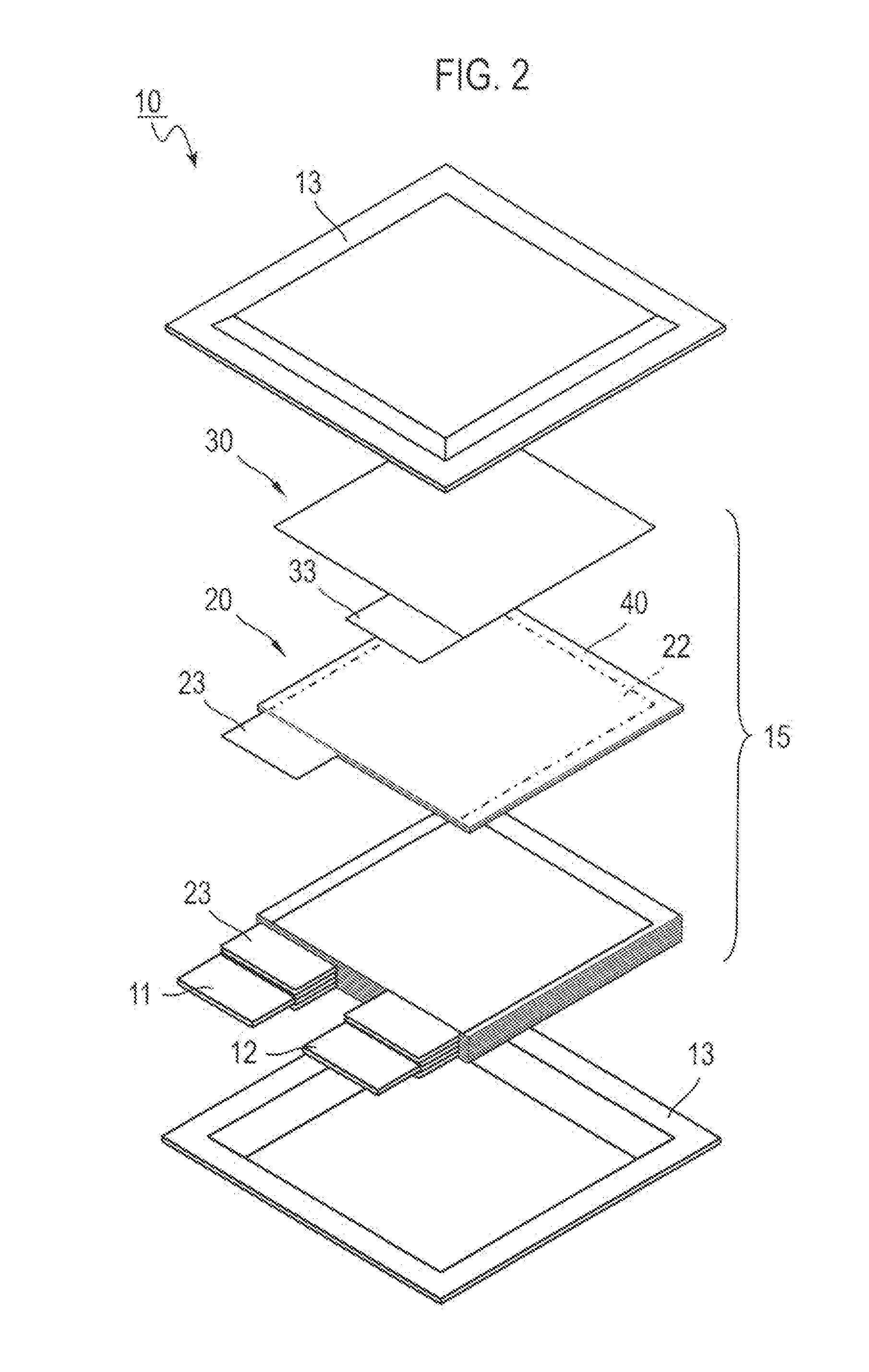Stacking device and stacking method