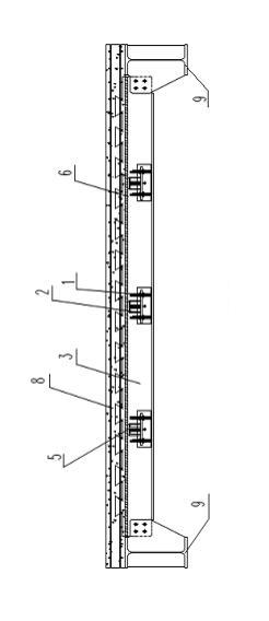 Formwork support tool for steel structure floor system and construction method for framework support tool