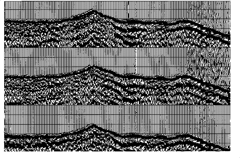 Automatic seismic data first-arrival wave pickup method with strong background noise resistance