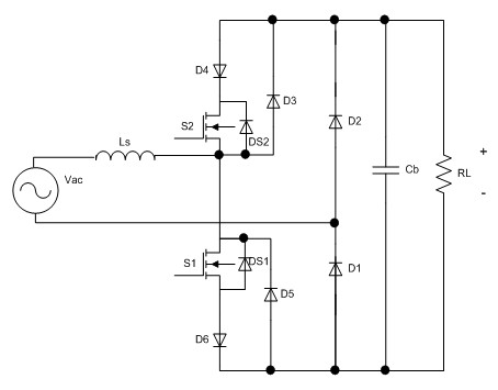 Totem-pole bridgeless power factor correction circuit
