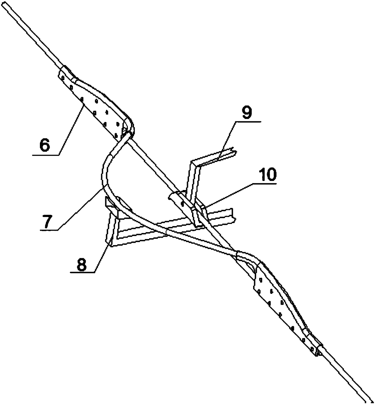 An inspection robot system and method for an overhead ground wire that is barrier-free throughout the whole process