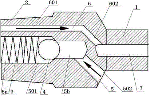 Two-way passageway check valve and method for conducting sand-flushing through the same