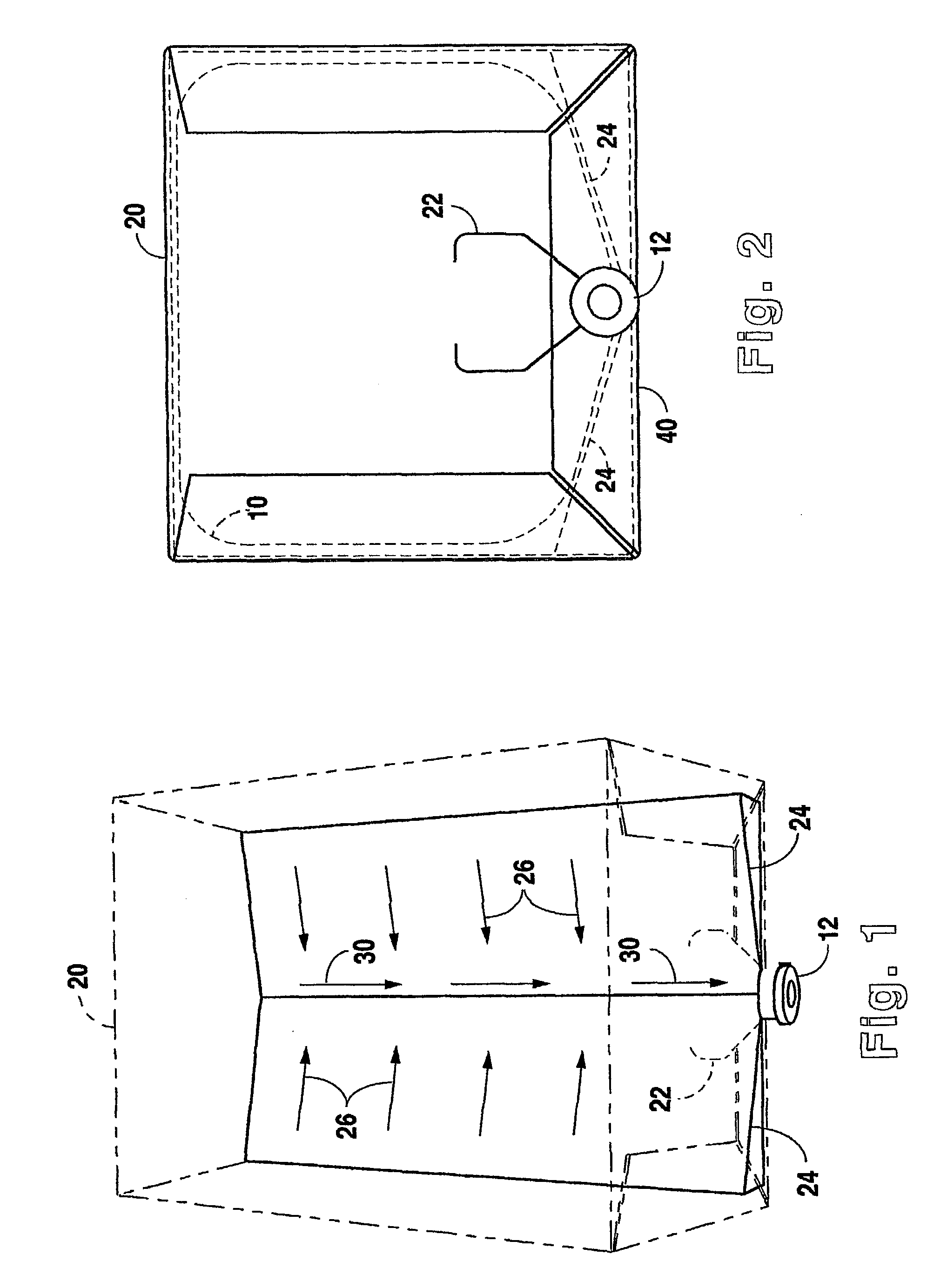 Bag-in-box container for liquids