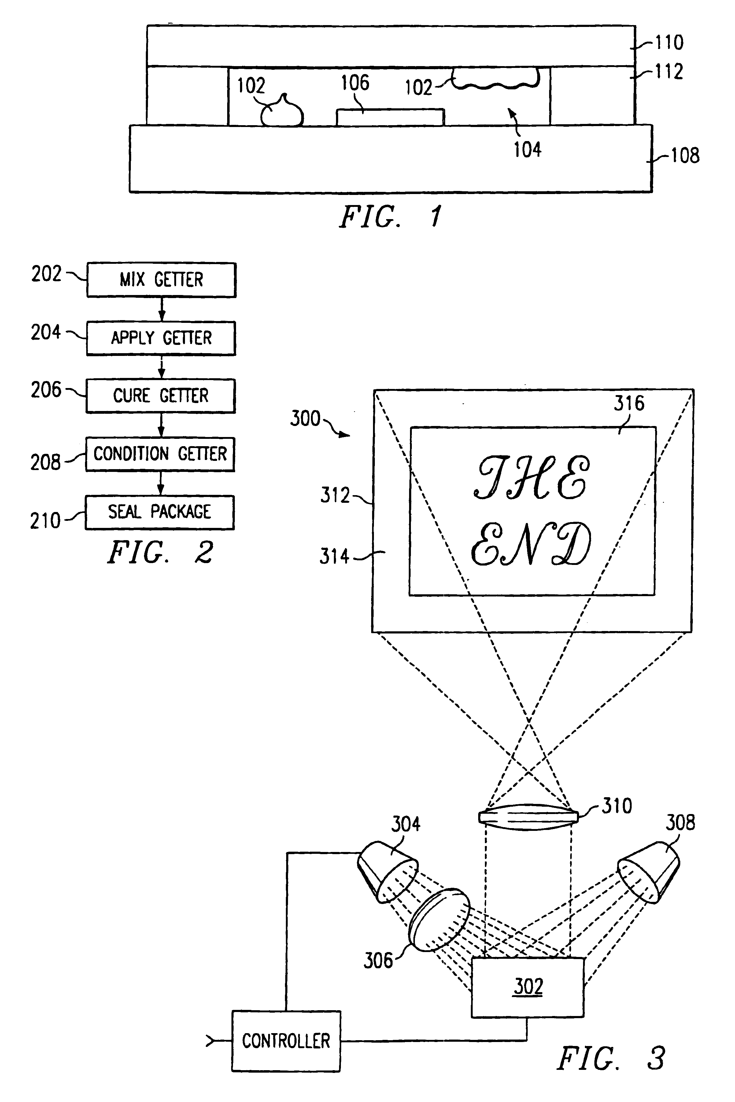 Getter for enhanced micromechanical device performance