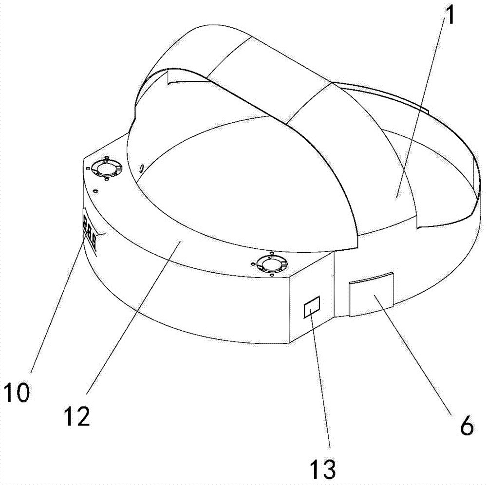 A head-mounted automatic cooling device and cooling method