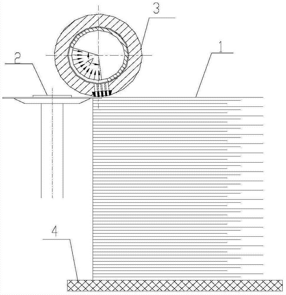 A method and device for separating sheet material