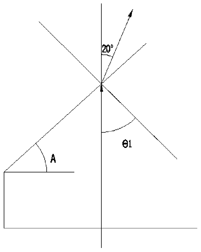 Liquid crystal display screen with visual angle deflection function