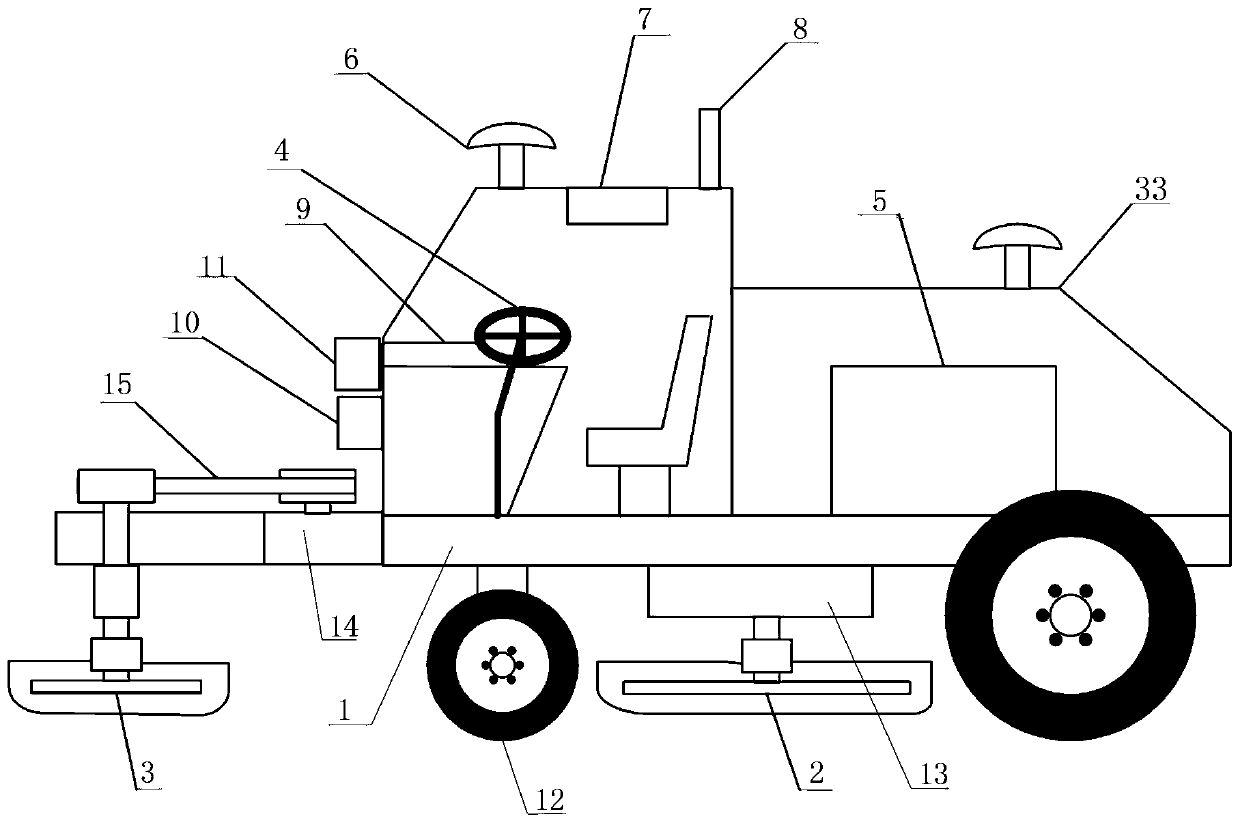 Orchard mower capable of automatically completing mowing operation and method