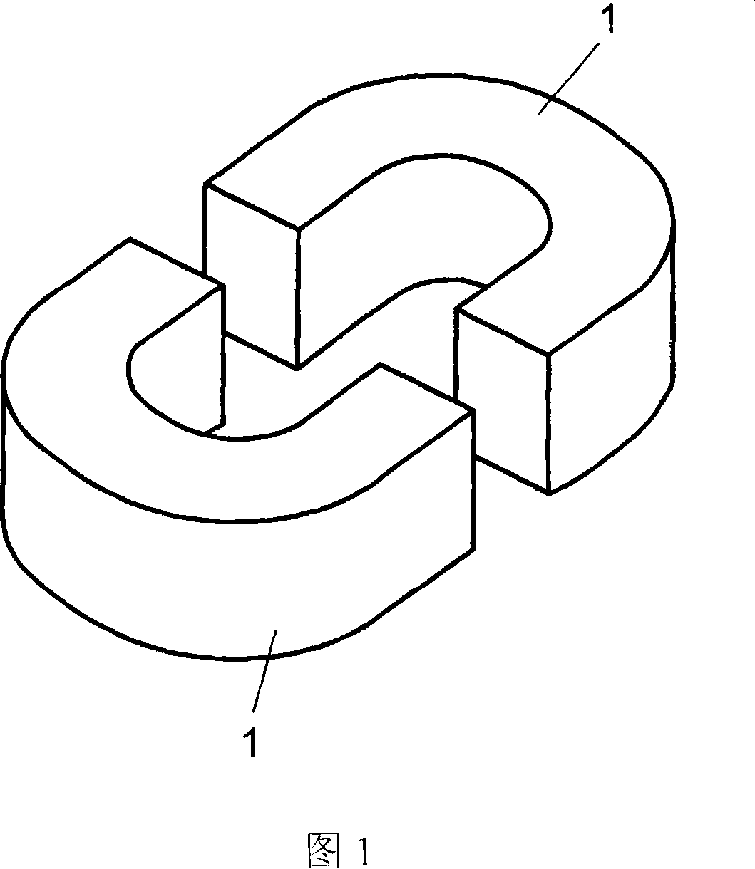 Core having insulating sheet and electric device provided with such core