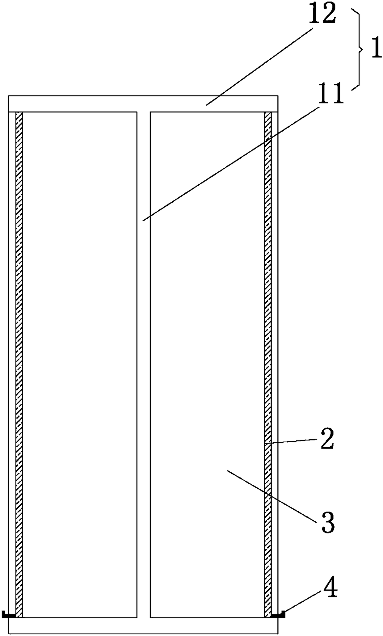 Assembled fireproof combined building component and construction method thereof