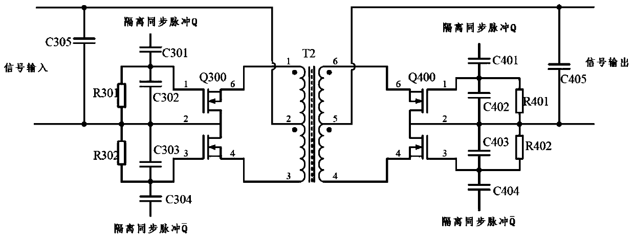 Signal isolation transmission circuit
