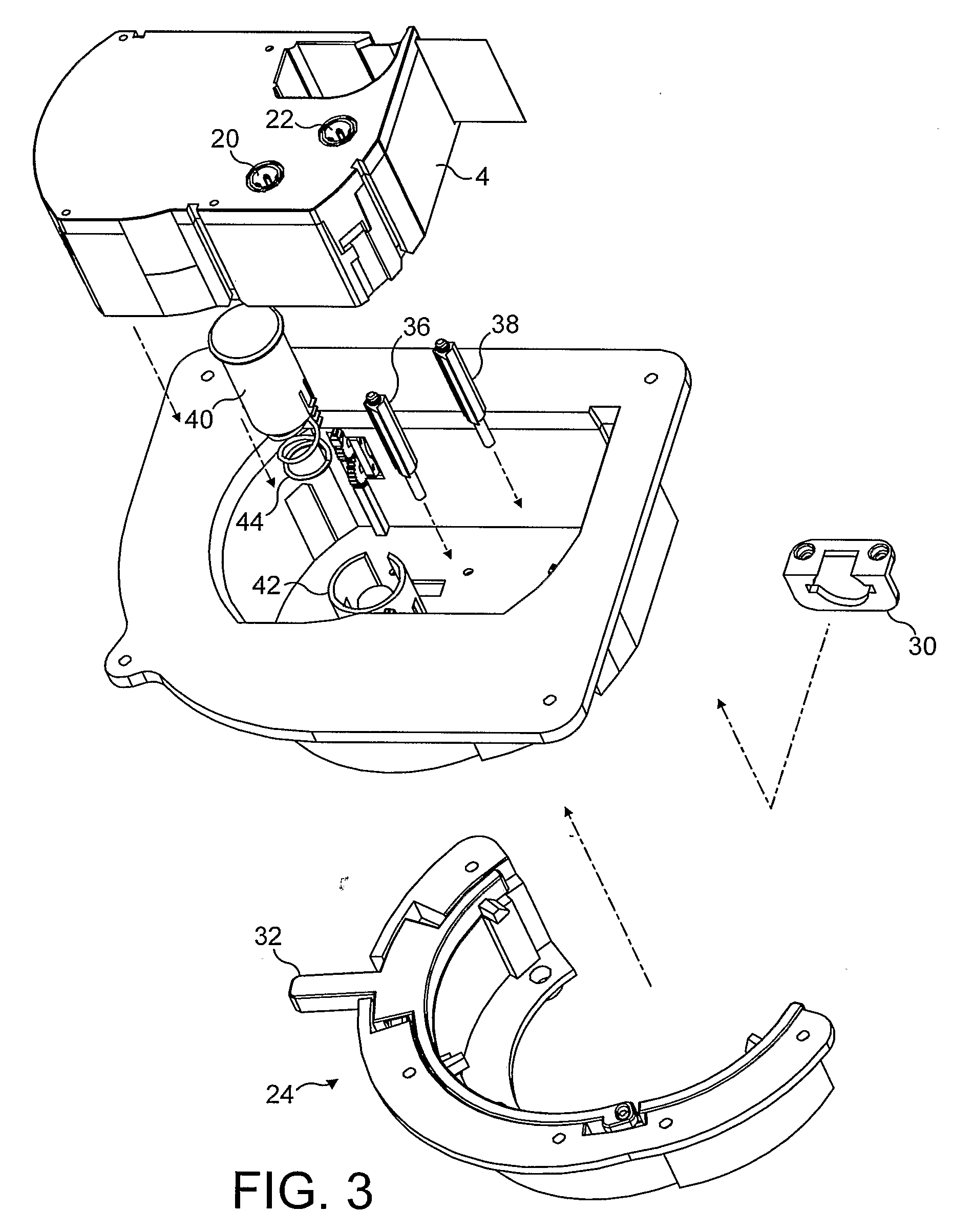 Cassettte Locking and Ejecting Arrangement