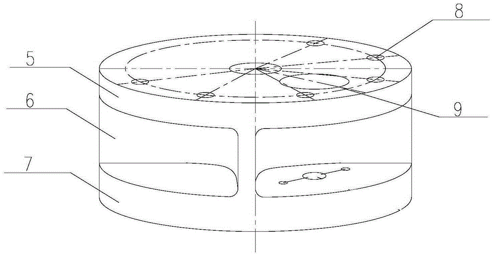 A star-rocket separation transition buffer device