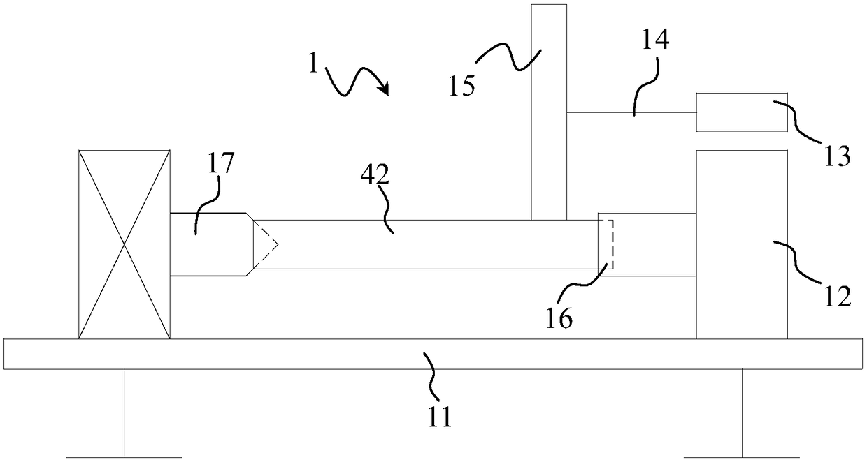 Metal composite pipe fittings manufacturing device and manufacturing method