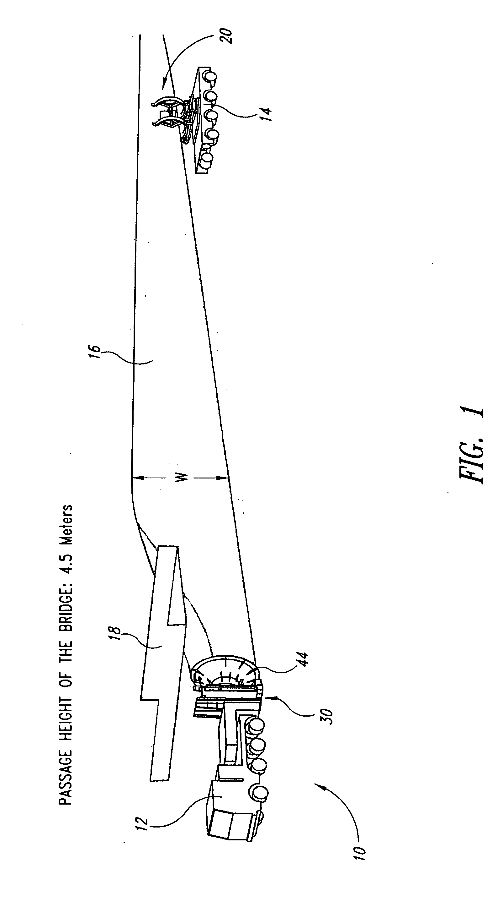 Transport vehicle for a rotor blade of a wind-energy turbine
